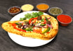 Spicy Beef Naan Pizza